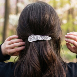 Stříbrná spona do vlasů